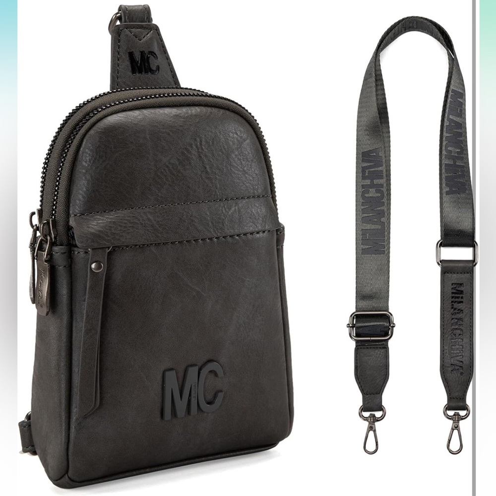 Dark grey sling bag - Picture 4 of 7